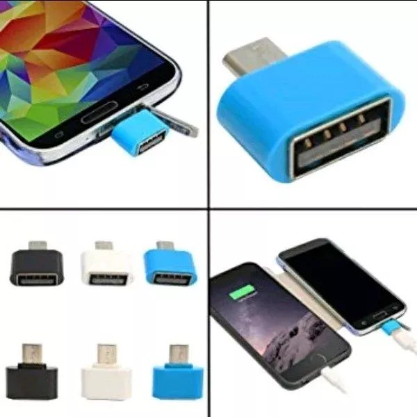 OTG Adapter Micro USB Tanpa Kabel - OTG Mini Adapter Simple Support Smartphone dan OS Android USB ON THE GO