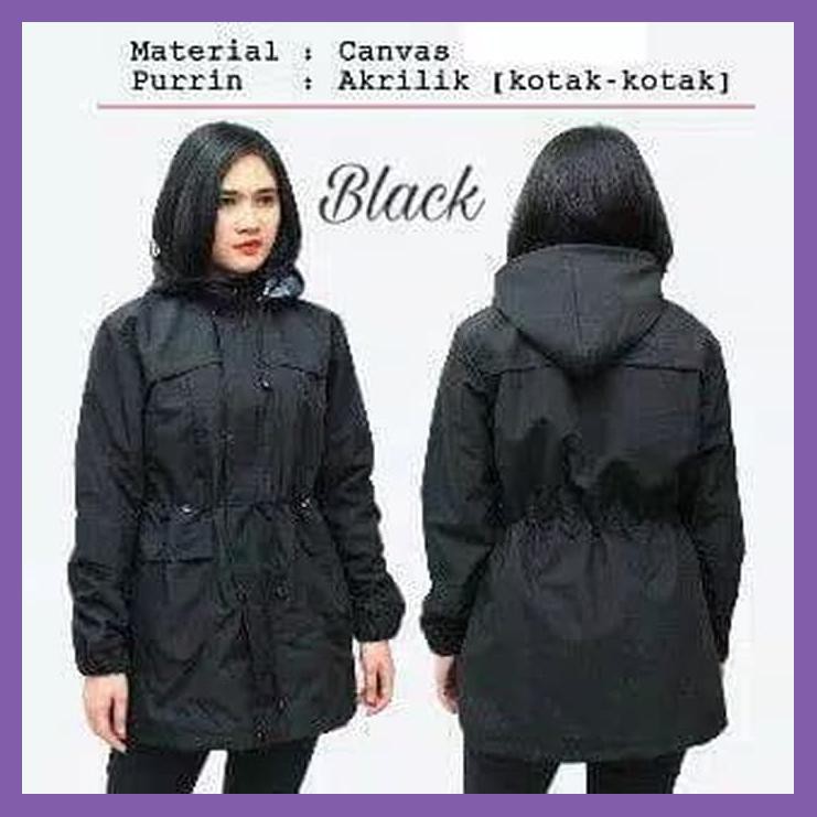 JAKET WANITA PARKA TERBARU JAKET KOREA CASUAL CEWEK KEREN TERMURAH - PINK, XL