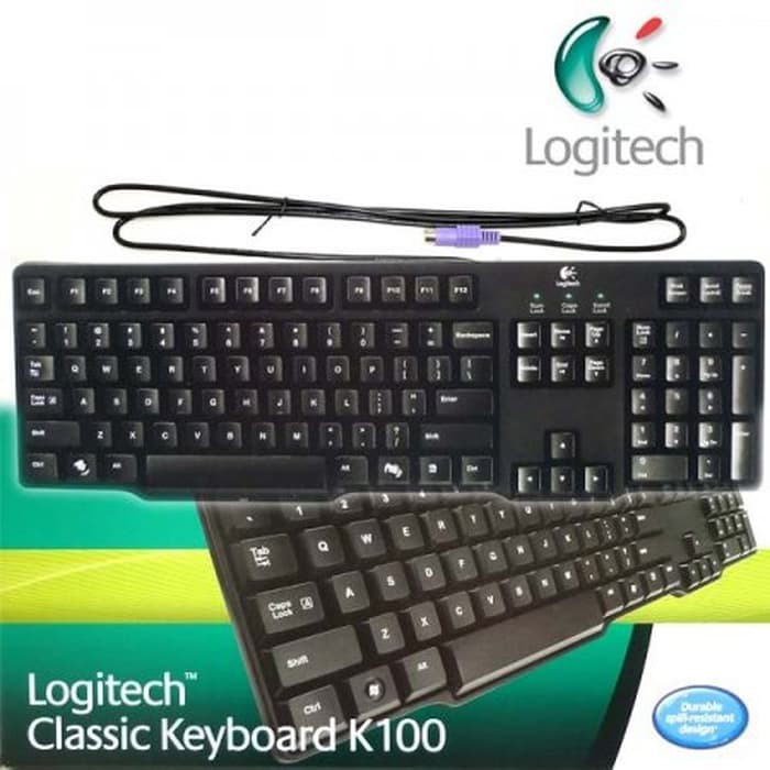 Logitech Keyboard K100 Garansi Resmi Logitech