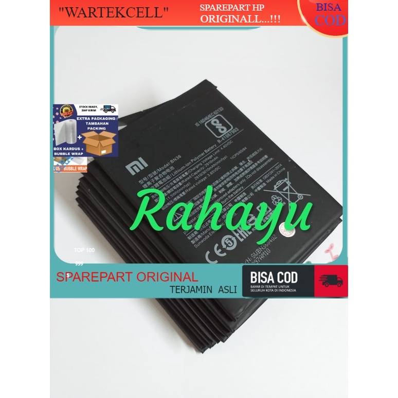 BATERAI BATTERY BATRE XIAOMI REDMI 6X BN36 Batre batrai battery xiaomi redmi 6x bn36 original new