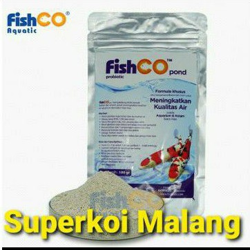 Bakteri Starter Probiotik Fish Co Pond Fishco Obat Garam Ikan Koi