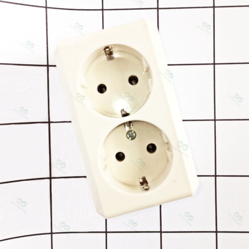 STOP KONTAK TERMINAL BROCO 2 LUBANG BROCO OB ARDE DOUBLE 15420