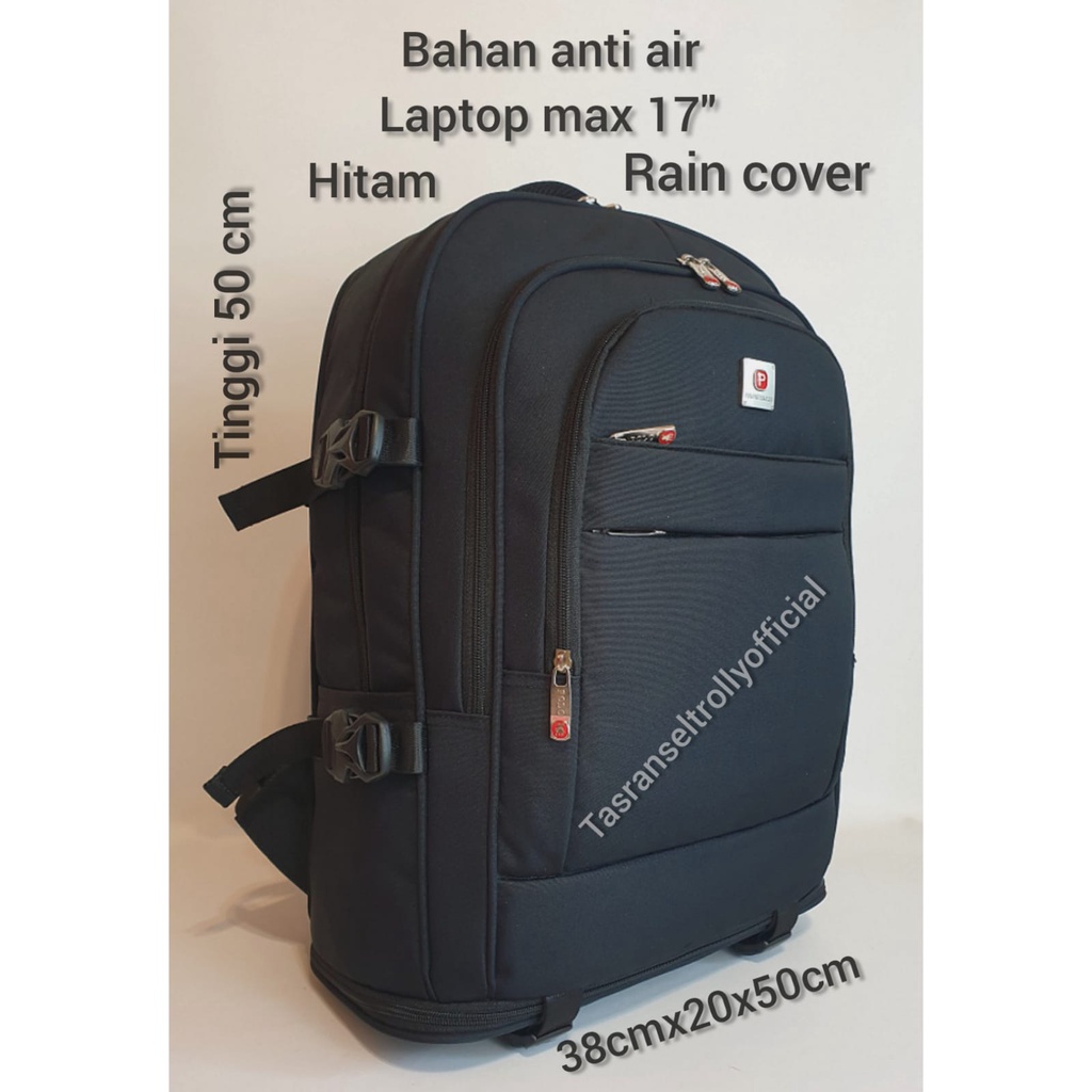 Tas Ransel Laptop Polo Interclub 19&quot; Expanding UP 60cm WATER RESISTANT