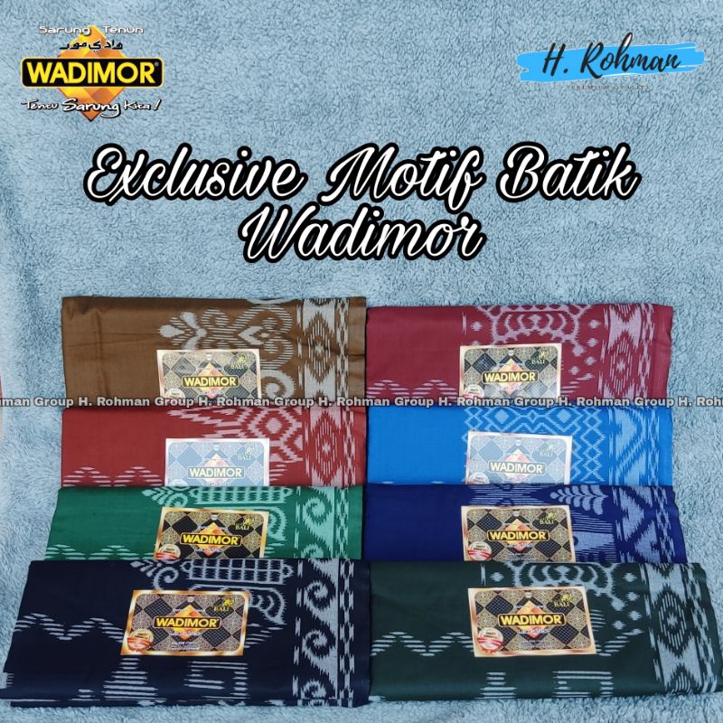 Sarung Wadimor Pria Motif Bali Sarung Dewasa