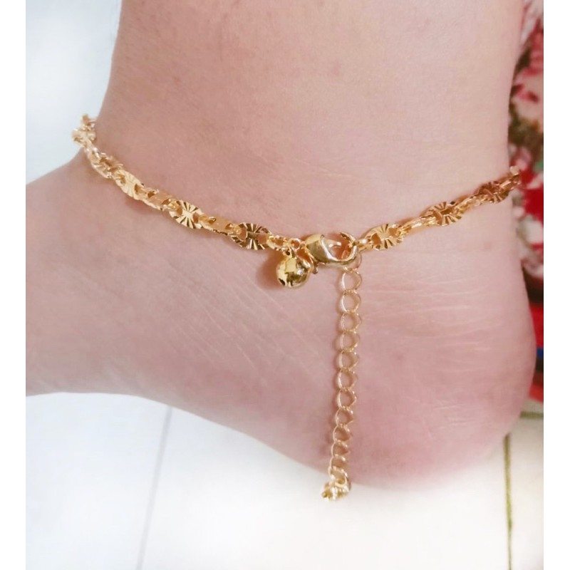 gelang kaki wanita //perhiasan//gelang kaki//lapisemas