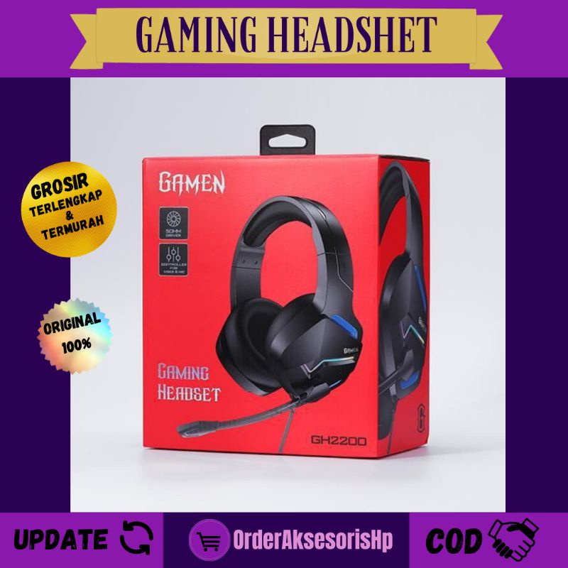 Bando Gamen | Headshet Bando Gaming | Headshet Gaming | Grosir Headshet Gaming | Headshet Gamen GH22