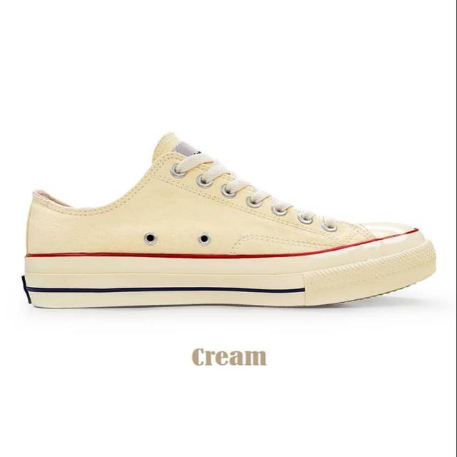 VENTELA BTS 70`S LOW CREAM - SEPATU SNEAKER LOKAL TERBAIK | Shopee