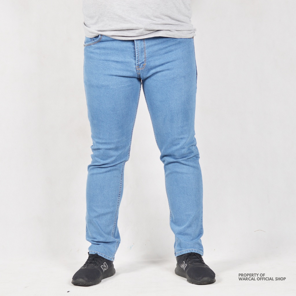 Celana BIG SIZE Pria Karet Jeans Jumbo Slimfit Bioblitz