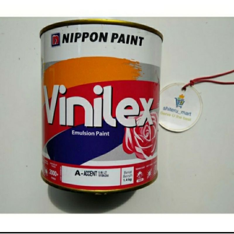 Cat vinilex 1liter P-PASTEL cat tembok interior& exterior