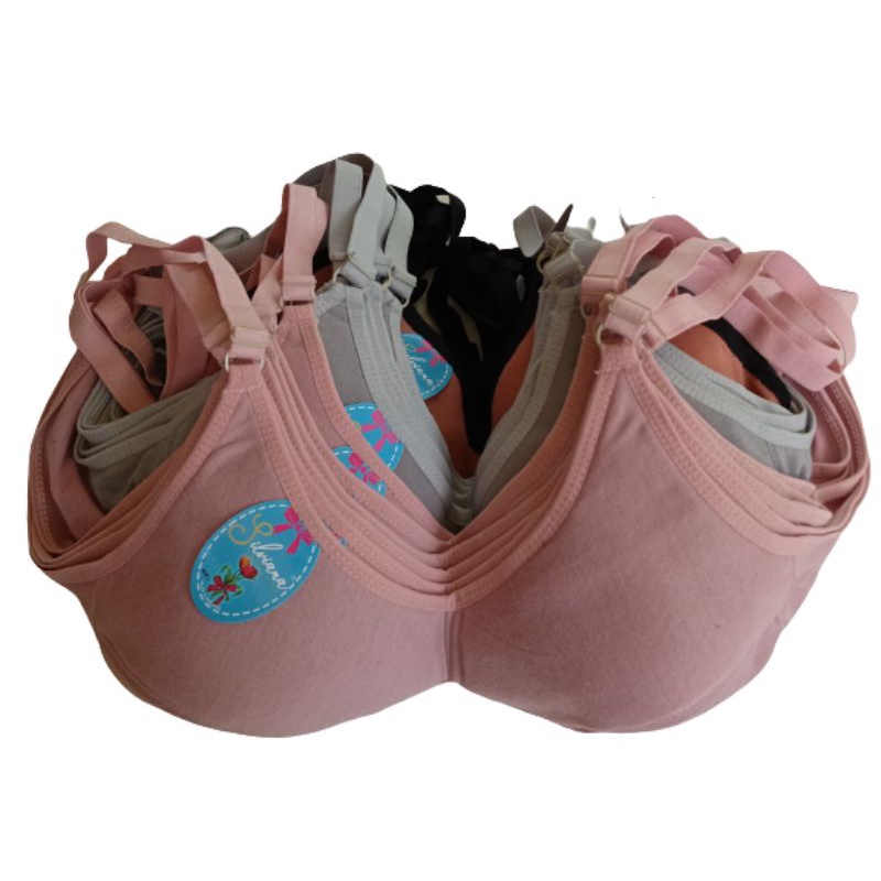 Bra Jumbo Murah Size 40, 42 Tanpa kawat tanpa busa Bra Sport Jumbo murah Ukuran 40,42 bahan katun Pe