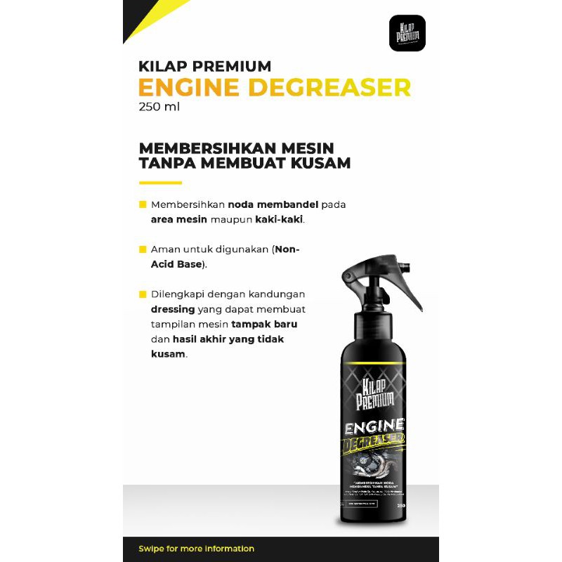 Kilap Premium Engine Cleaner / Degreaser / Pembersih Mesin Kendaraan