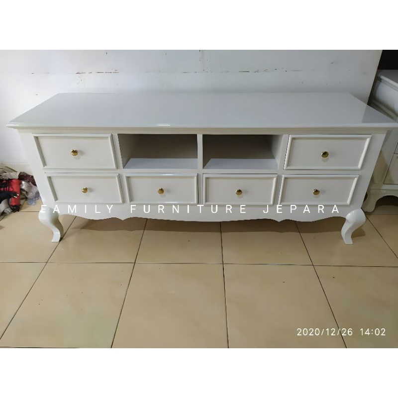 bufet TV minimalis Duco bufet meja tv minimalis modern