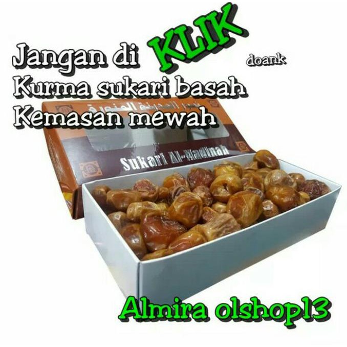 

Kurma Raja Sukari Sukkari 500 gr Asli Original