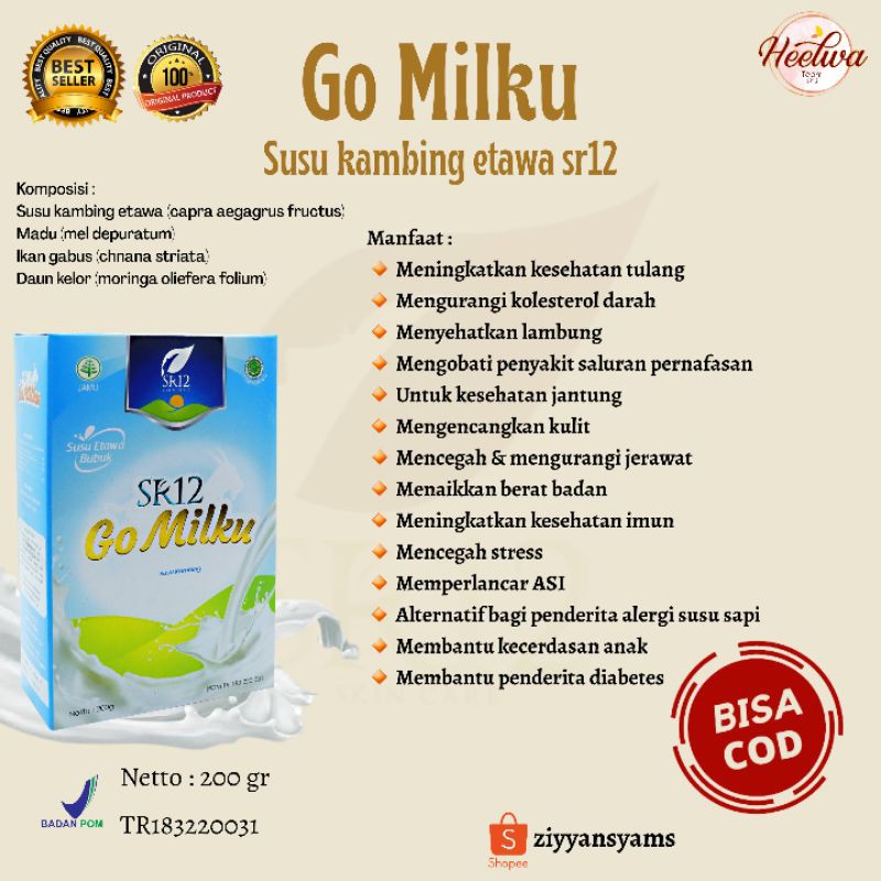 

Best Seller /Susu Kambing etawa Susu Kambing Go Milku sr12
