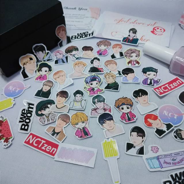 

Sticker NCT 45 pcs / Sticker Kpop / sticker scrapbook / sticker jurnal / stiker lucu / stiker murah