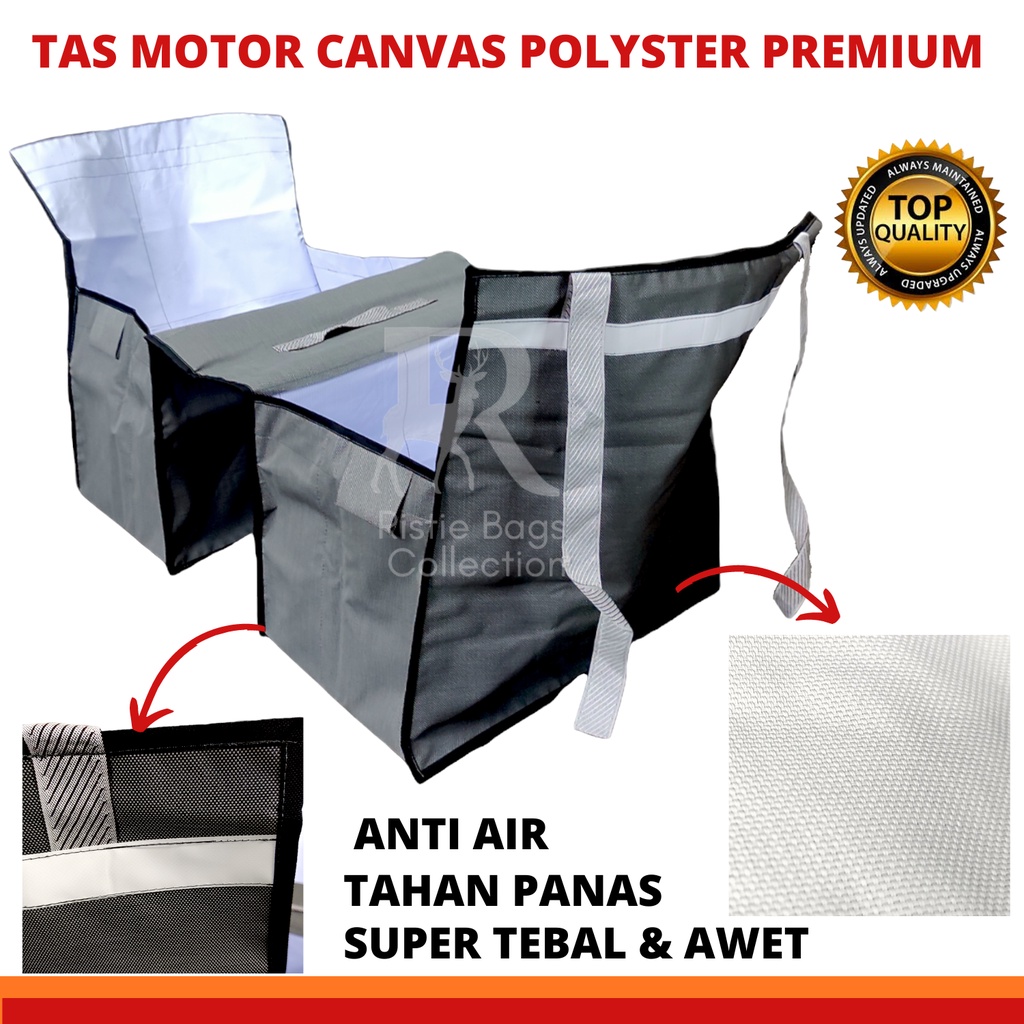 GANDIKA - TAS MOTOR TAS OBROK TAS BRONJONG TAS POS TAS KURIR JUMBO TALI SAMPING PREMIUM ANTI AIR & T