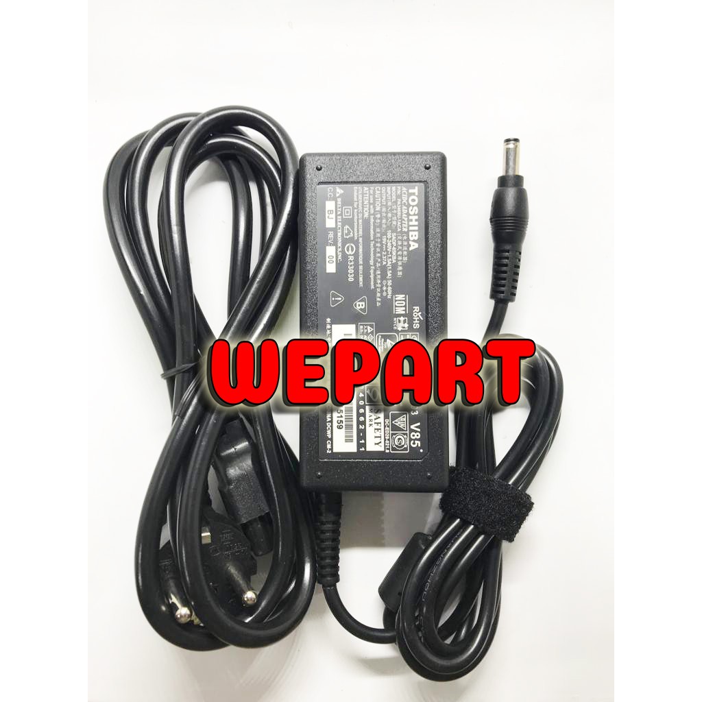 Adaptor Charger Laptop Toshiba C50D C55D C660D C670D C850D C855D 19V 2.37A (5.5X2.5mm)