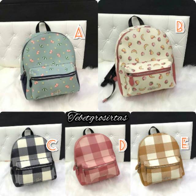Murahnich Tas ransel branded backpack coach import