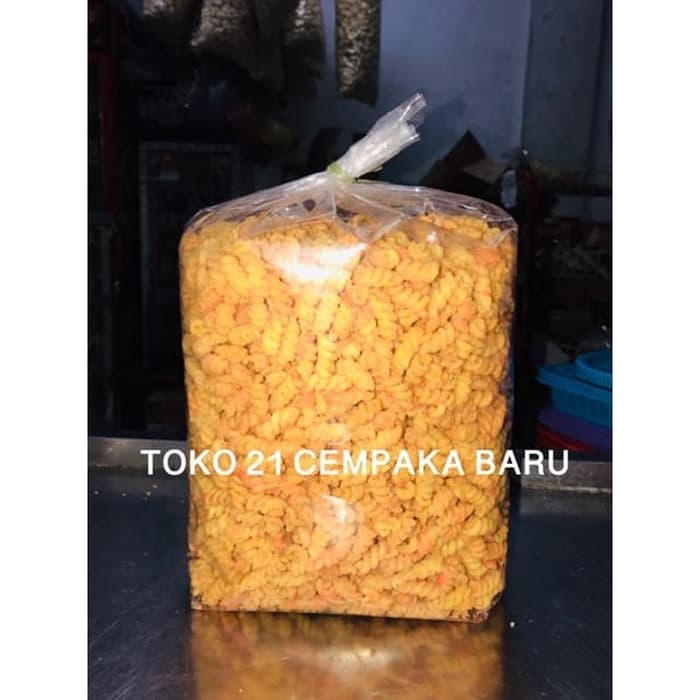 

Makaroni Spiral Goreng JAGUNG BAKAR 1 BALL |Makroni Spiral Ulir Kiloan