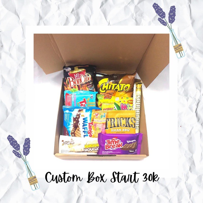 

SNACK BOX / HAMPERS / GIFTBOX [Anniversarry, Birthday, Graduation, Gift] FROM 30K