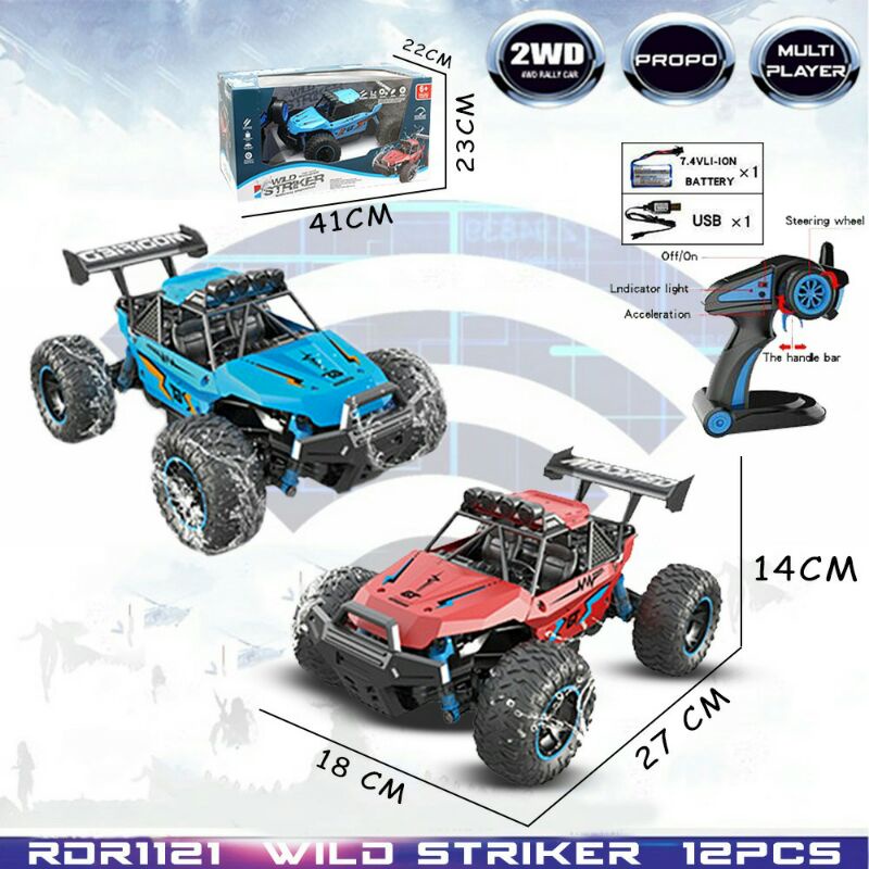 Mobil RC Wild Striker Monster Mainan Anak Remote Control Radio Control RADAR