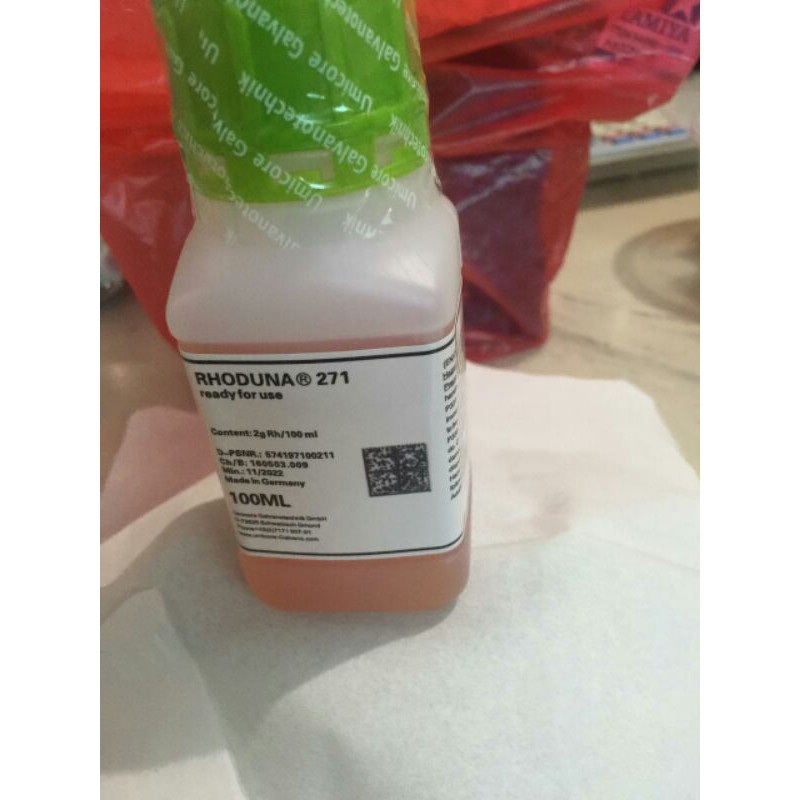 rhoduna 271 obat biang sepuh putih pen plating rhodium eceran 5 mili