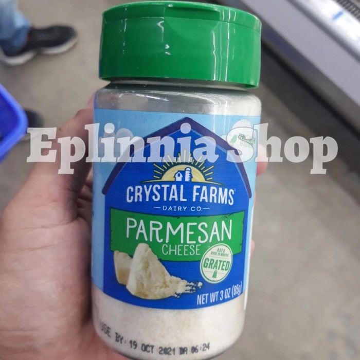 

Crystal Farms Parmesan Mini Cheese 85 gr - Keju Parmesan Bubuk