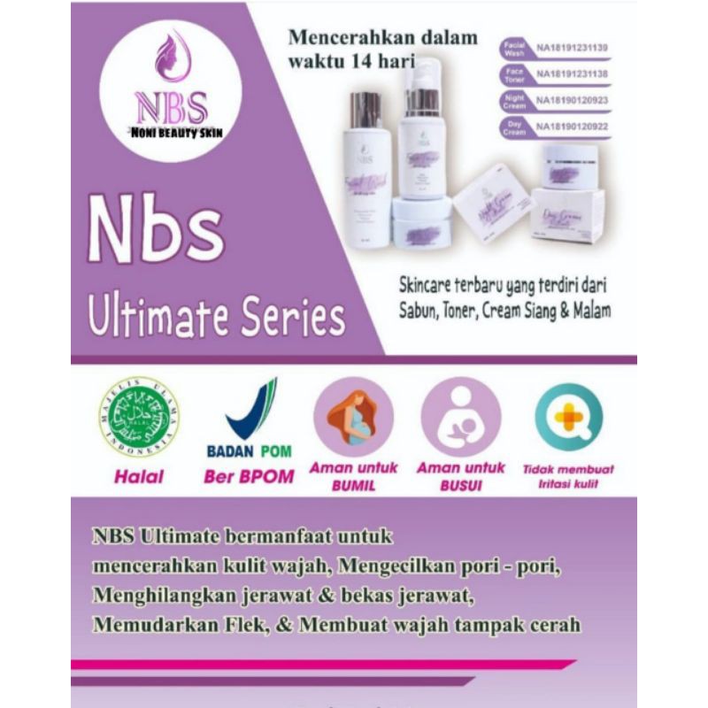 NBS skincare aman halal BPOM | skincare murah | NBS Ultimate
