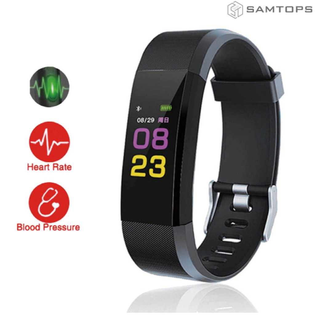 Smartband Id115 Smartwach murah smartband watch | BLACK