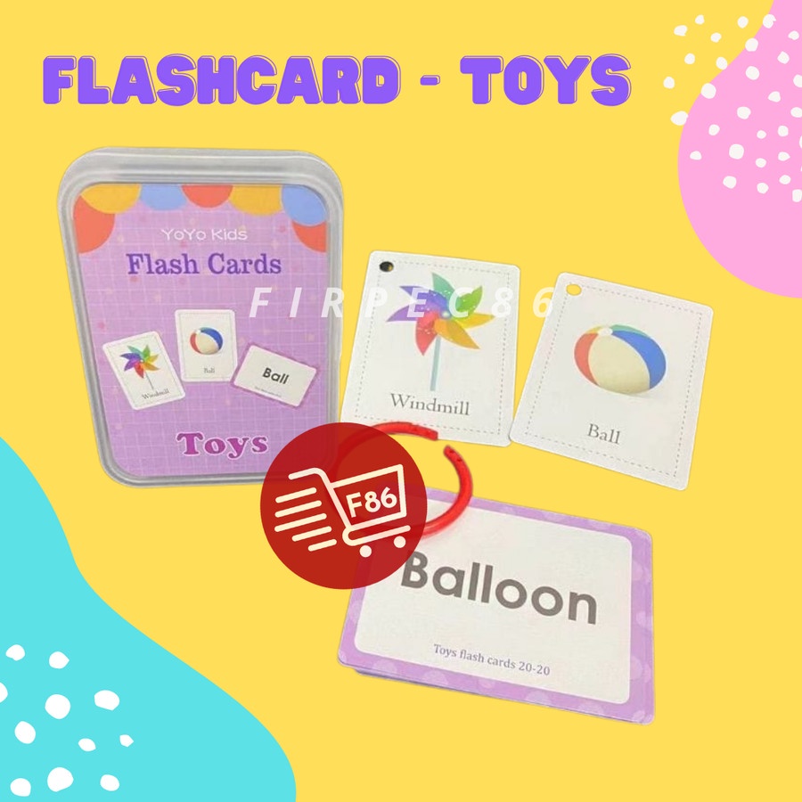 Mainan Edukasi Anak Flashcard Toys Flashcard Inggris