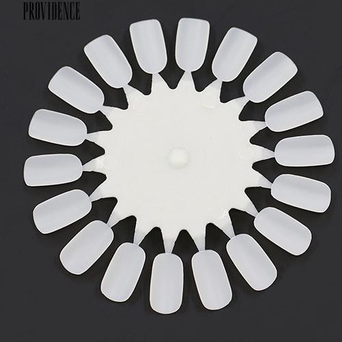 [Bayar Di Tempat] 10 Pcs 18 Tips Tampilan Plastik Nail Art Polandia Gel Palette Putaran Bentuk Roda