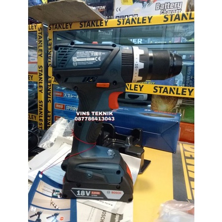 Bosch GSB18V-EC Mesin Bor Baterai Cordless Bosch GSB 18 V-EC SET