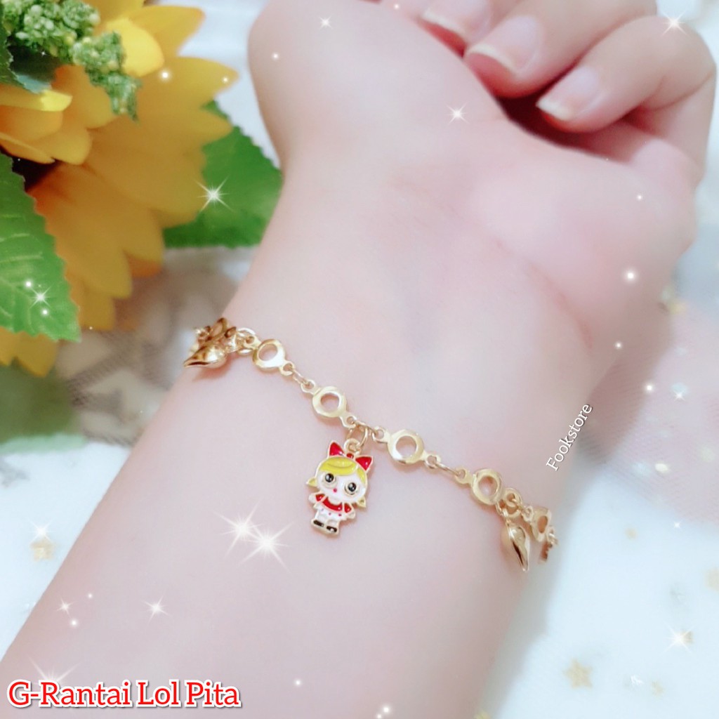 COD GELANG RANTAI KITTY XUPING GOLD bisa buat anak dan dewasa