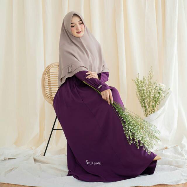 Qaireen dress Shieraki/dress shierakibusuifriendly