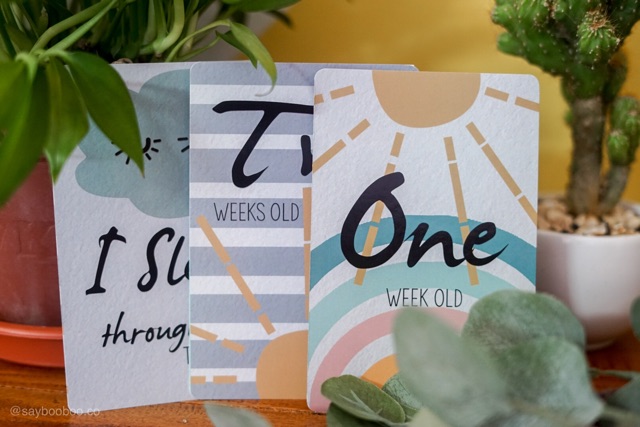 BooBoo Baby Milestone Card - Kartu Selfie Bayi FREE CUSTOM NAMA-2