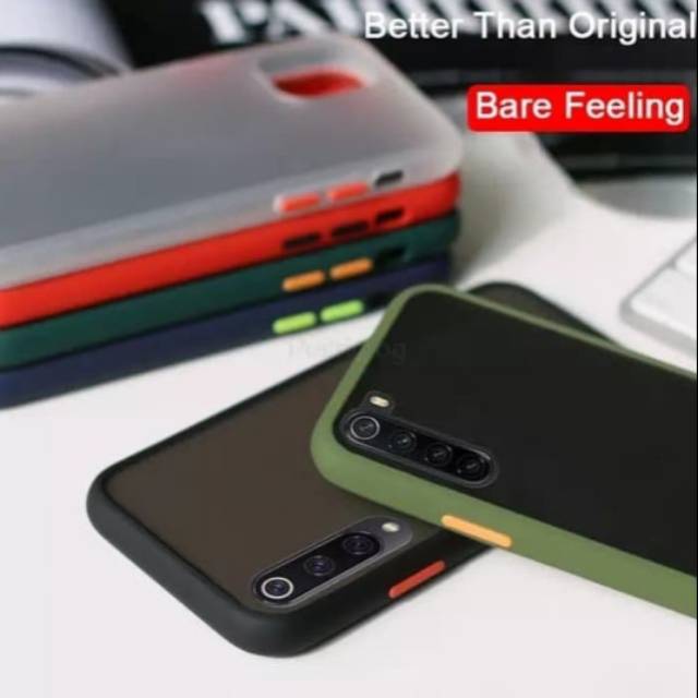 Hybrid MATTE Realme 5 5i Fuze case casing cover COLORED FROSTED