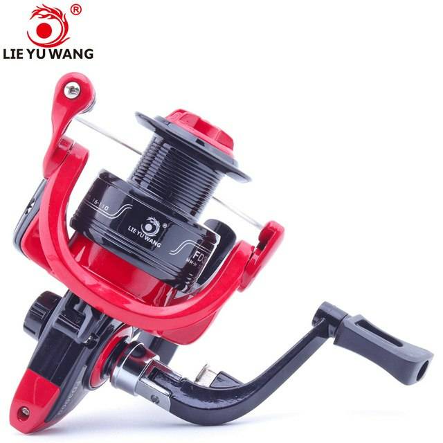 LIEYUWANG Reel Pancing FD5000 12+1 Ball Bearing - Red/Black