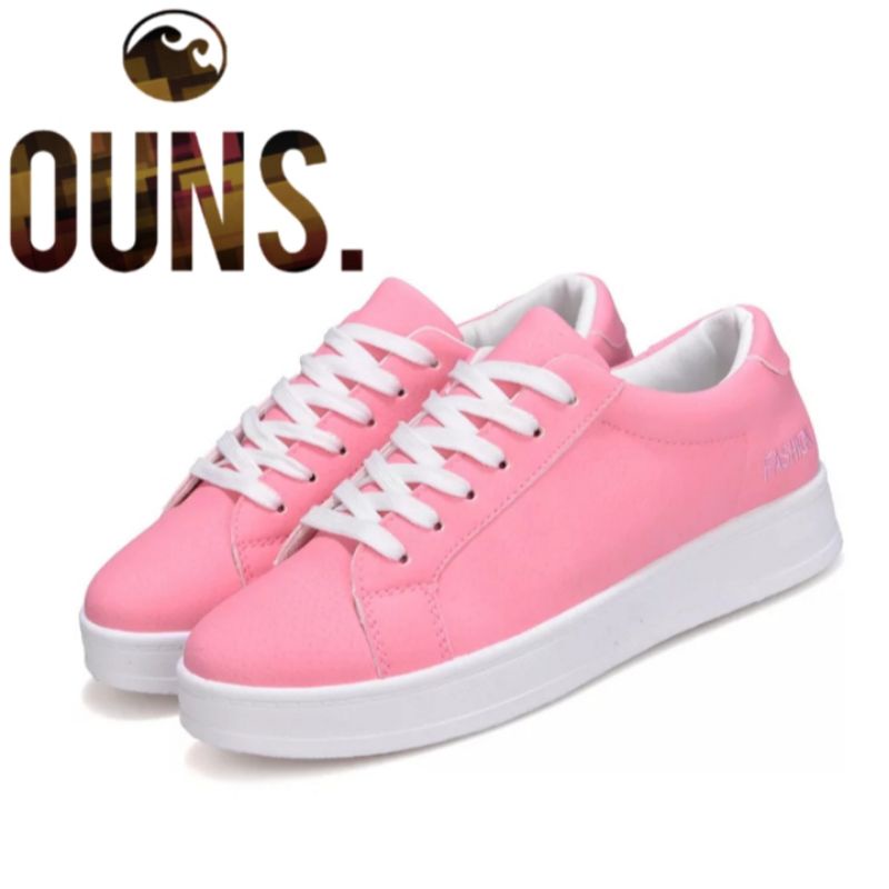 OUNS Sepatu Kasual Kresfimik Kets Wanita Remaja Berjalan Elagan Terbaru Size 26/40