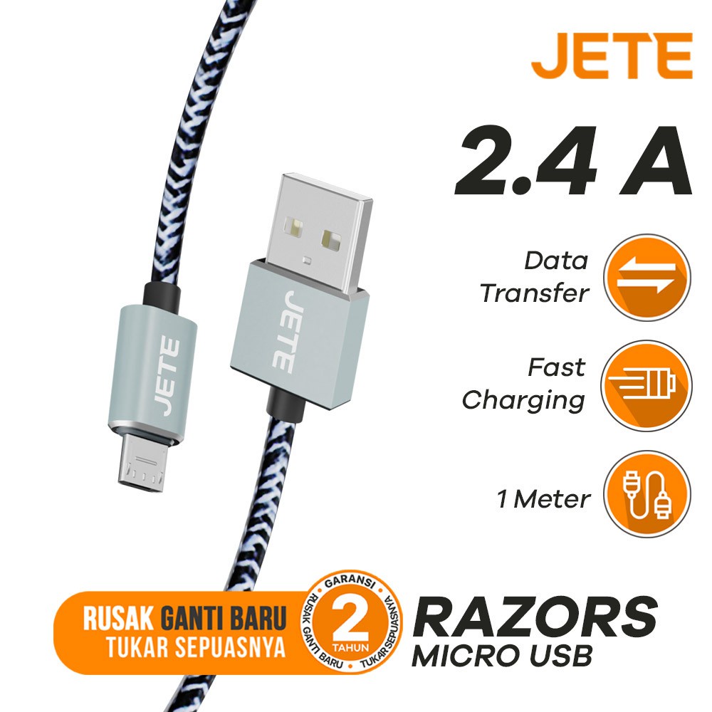 Kabel USB Micro Fast Charging JETE Razors