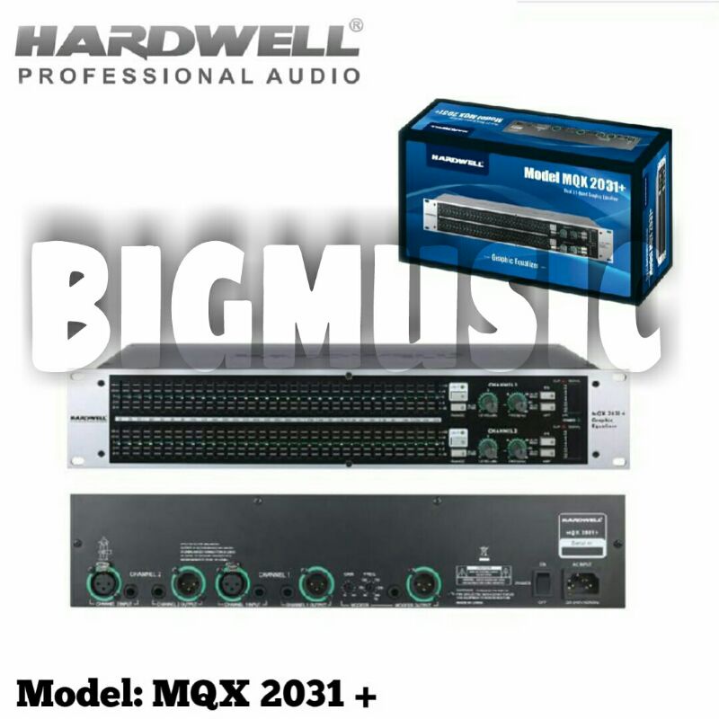 Equaliser Hardwell MQX 2031 + Original Equalizer Hardwell MQX-2031 Plus