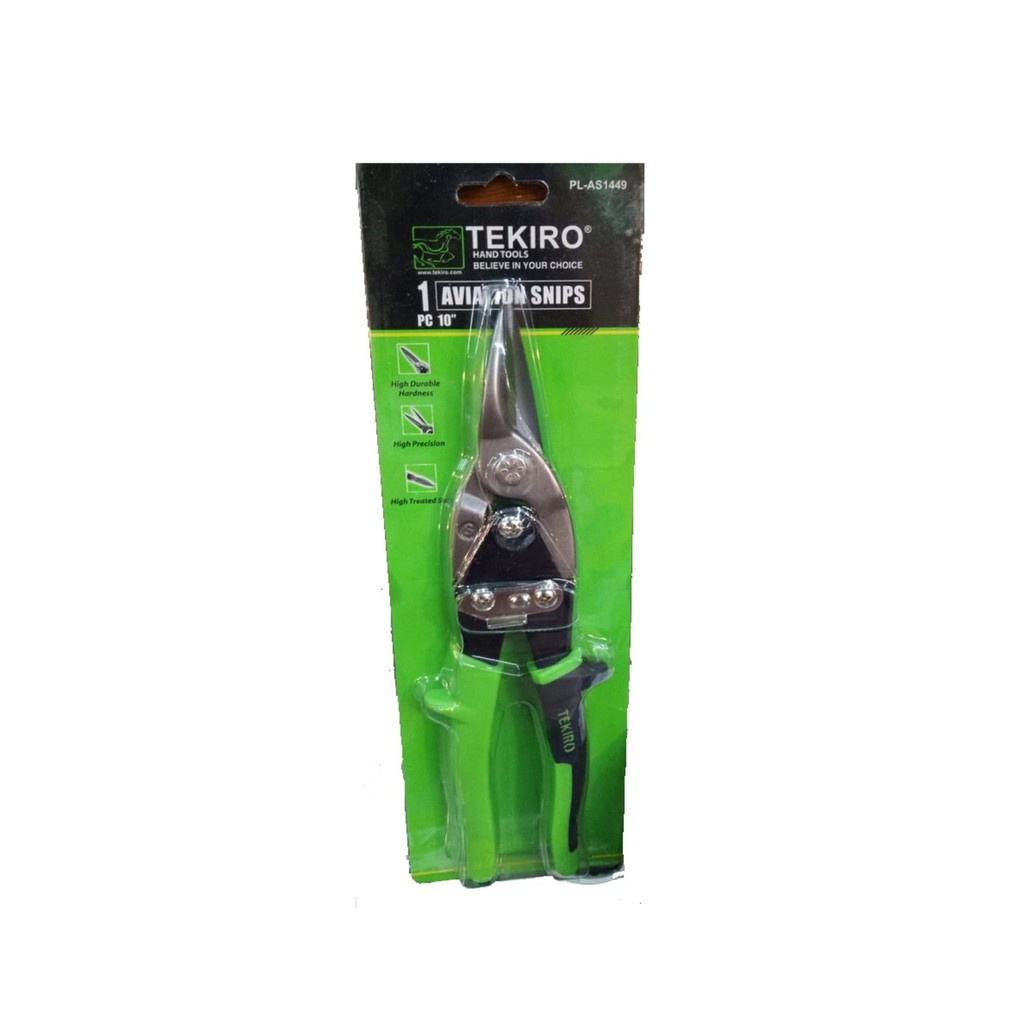 PROMO Tekiro Gunting Seng / Gunting Baja Ringan Lurus / Gunting Baja Ringan / Gunting Holo / Aviatio