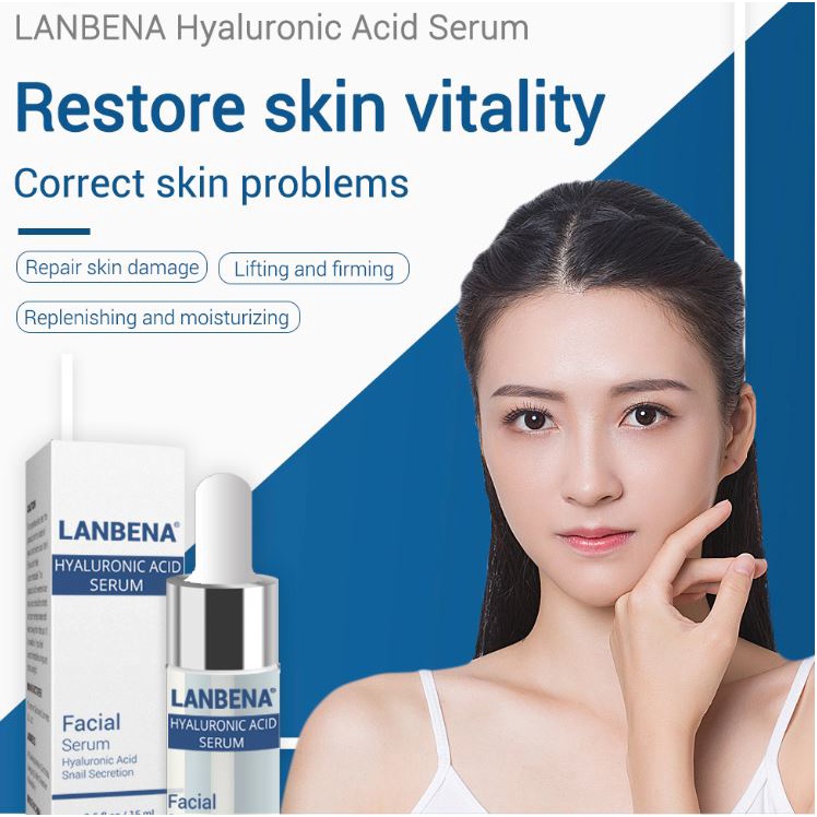 (READY &amp; ORI) LANBENA Hyaluronic Acid / Vitamin C Serum 40ml LB0625 LB0632