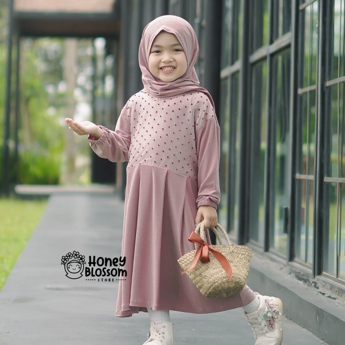 HONEYBLOSSOM gamis anak bayi perempuan / gamis bayi alesha