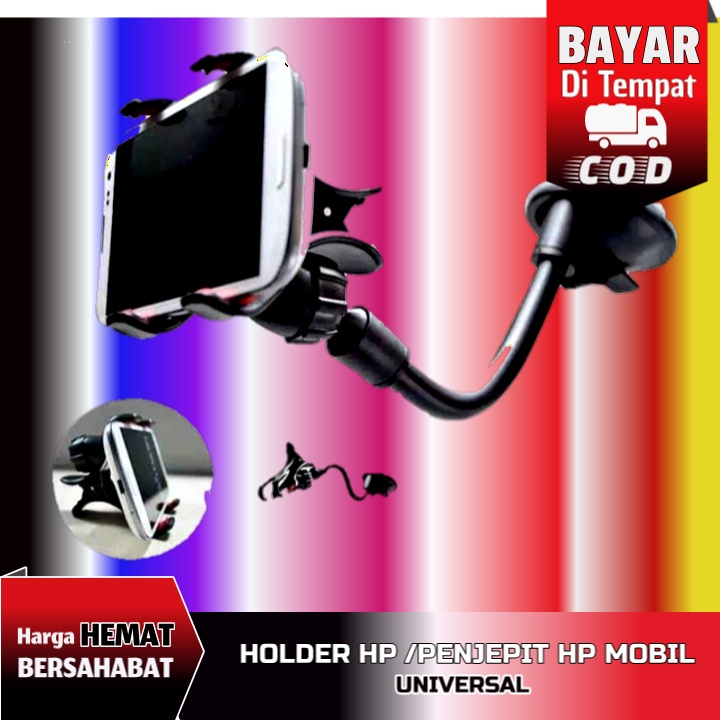Holder HP Mobil / Jepit HP Mobil Tempel Kaca