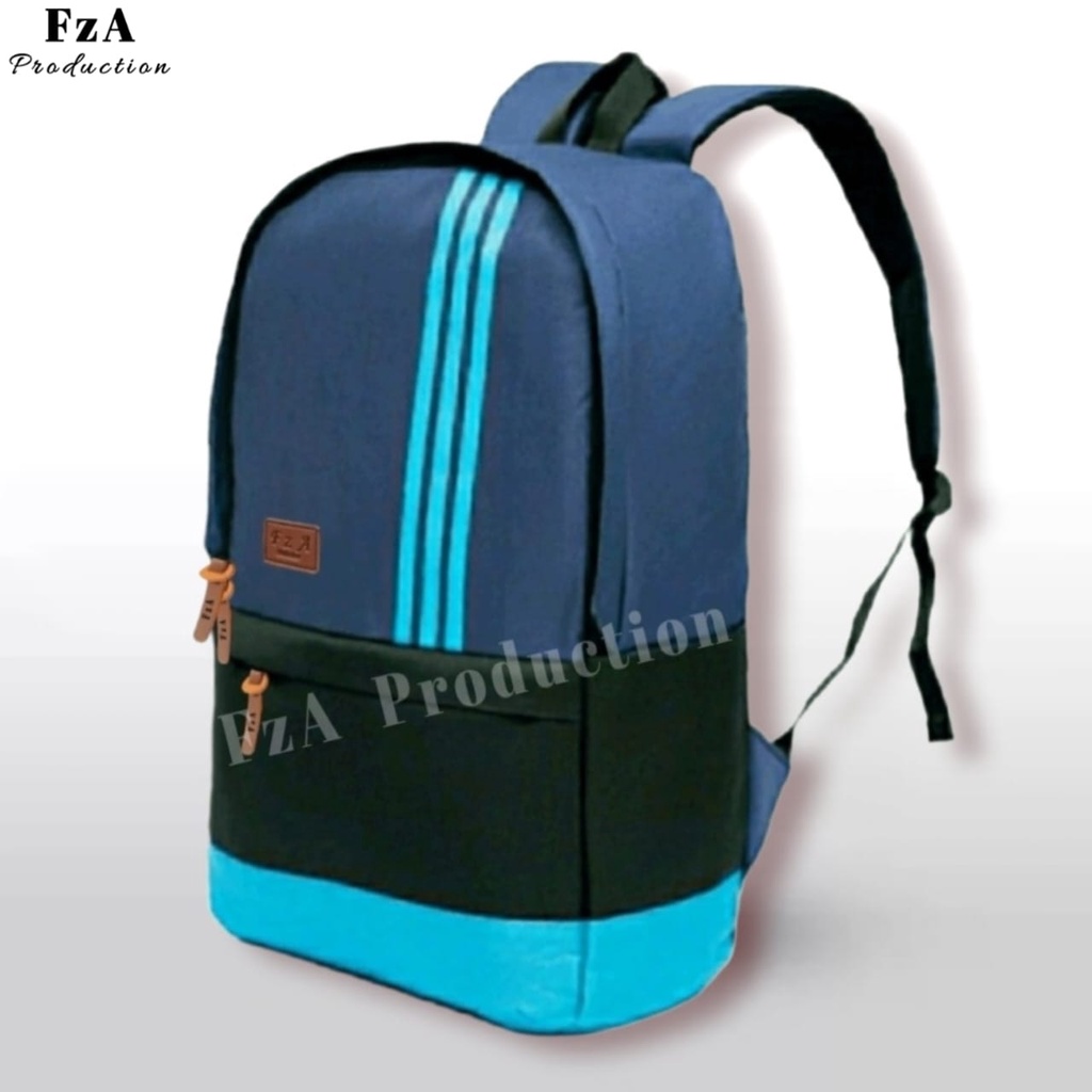 FzA Official - Tas Ransel Distro Casual Pria Wanita / Tas Ransel Laptop Backpack Sekolah Kuliah Distro Original Tas Punggung Laptop - BLLN