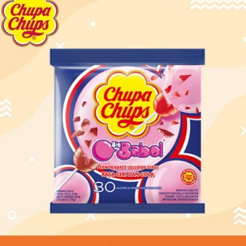 

PERMEN CHUPA CHUPS BIG BABOL ISI 30 PCS