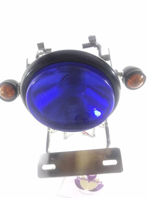 Lampu pesek plus breket tulang cb 100 gl pro megapro tiger plus sen hitam