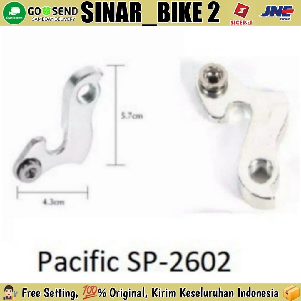 Anting Hanger RD Alloy Drop Out Rear End As Belakang Sepeda - SP-2602