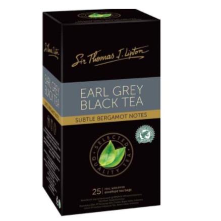 

Lipton Earl Grey Black Tea 25x2gr Teh celup rasa isi 25 bag