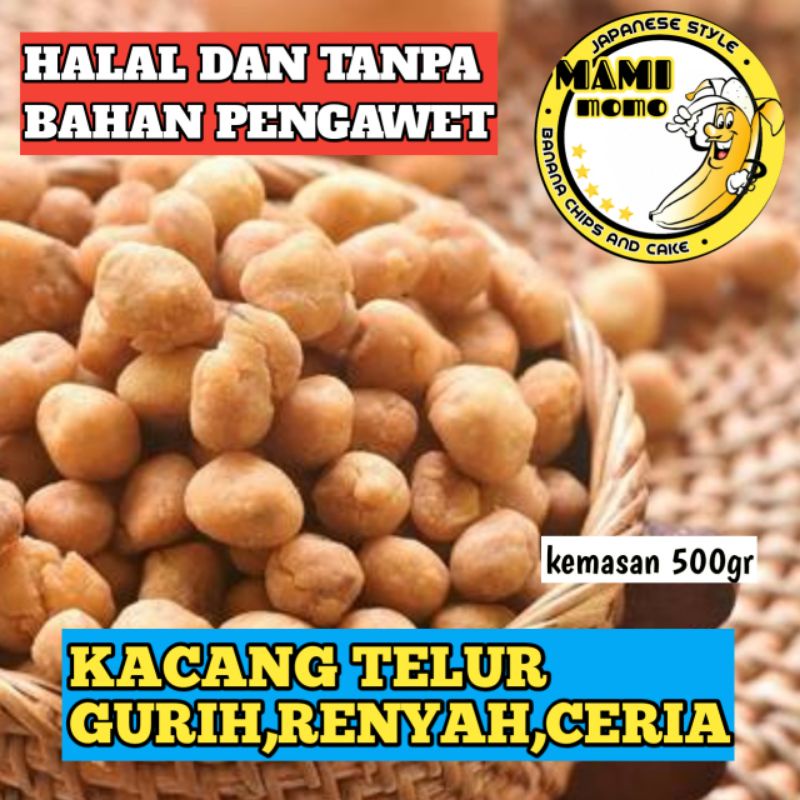 

KACANG TELUR,GURIH,RENYAH DAN UENAK/MAKANAN RINGAN KEMASAN 300gr